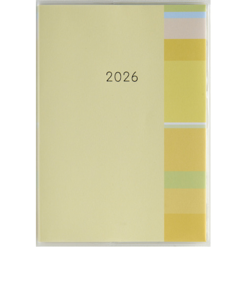 【2026年3月始まり】　高橋書店　ミアクレール3　B6　マンスリーブロック　923　イエロー　日曜始まり