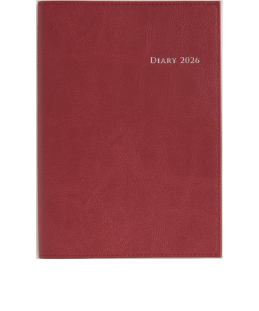 【2026年3月始まり】　高橋書店　デスクダイアリーカジュアル2　A5　ウィークリーホリゾンタル　962　レッド　月曜始まり