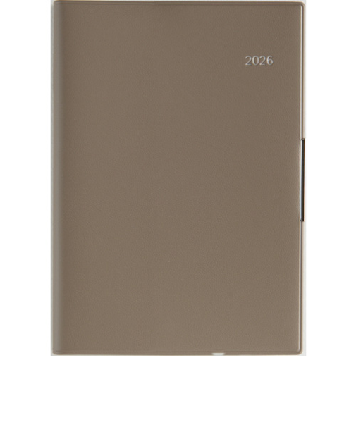 【2026年3月始まり】　高橋書店　フェルテ6　B6　ウィークリーブロック　881　グレージュ　月曜始まり