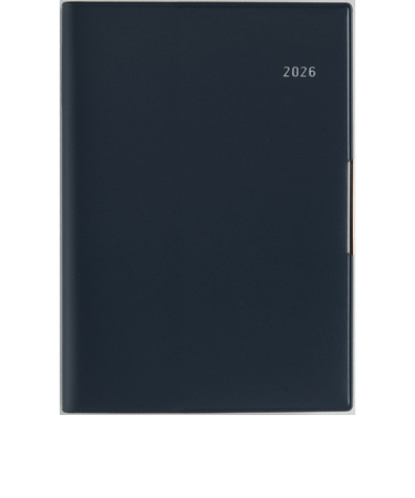 【2026年3月始まり】　高橋書店　フェルテ7　B6　ウィークリーバーチカル　885　ディープブルー　月曜始まり