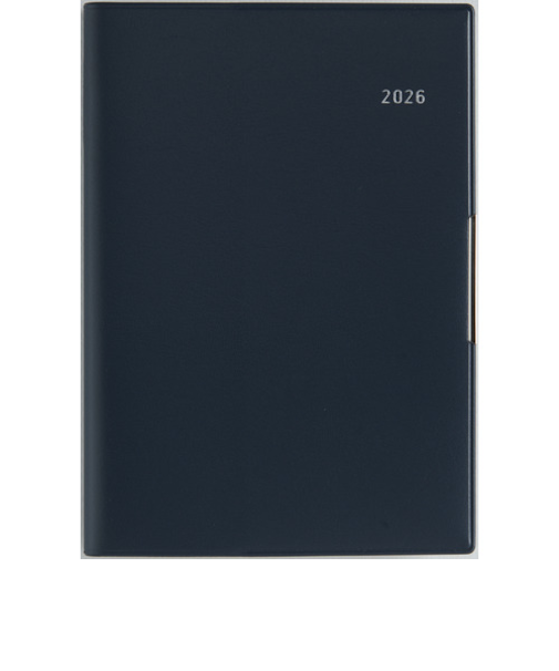 【2026年3月始まり】　高橋書店　フェルテ7　B6　ウィークリーバーチカル　885　ディープブルー　月曜始まり