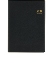 【2026年3月始まり】　高橋書店　デスクダイアリー　A5　ウィークリーバーチカル　914　黒　月曜始まり