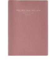【2026年4月始まり】　高橋書店　5年卓上日誌　A5　デイリー2日1ページ　954　ピンク　各月1日始まり