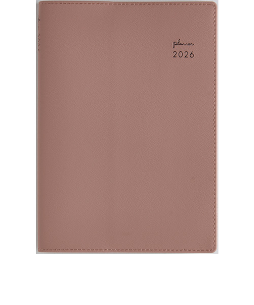 【2026年3月始まり】　高橋書店　リラクレール3　B6　マンスリーブロック　606　ピンクソルト　月曜始まり