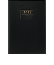 【2026年4月始まり】 高橋書店 デスクダイアリー A5 ウィークリーホリゾンタル 910 黒 月曜始まり