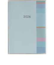 【2026年3月始まり】　高橋書店　ミアクレール2　B6　マンスリーブロック　922　ブルー　日曜始まり