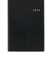 【2026年3月始まり】　高橋書店　ニューダイアリー　A5　ウィークリーレフト　926　黒　月曜始まり