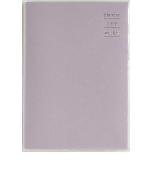 【2026年4月始まり】　高橋書店　プラーノ4　B6　ウィークリーバーチカル　864　ラベンダーフロスト　月曜始まり