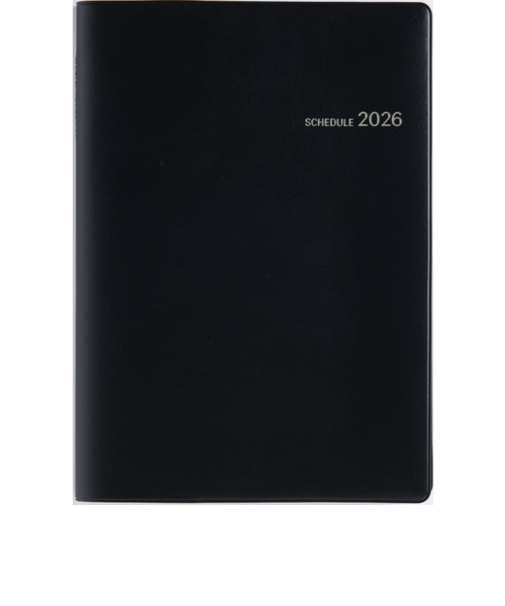 【2026年3月始まり】　高橋書店　デスクダイアリー　B5　ウィークリーバーチカル　933　黒　月曜始まり