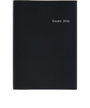 【2026年3月始まり】　高橋書店　デスクダイアリーカジュアル1　A5　ウィークリーレフト　961　黒　月曜始まり