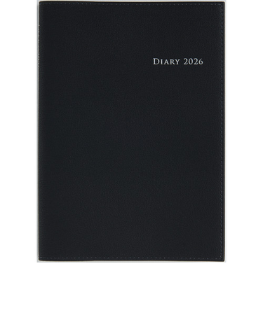 【2026年3月始まり】　高橋書店　デスクダイアリーカジュアル1　A5　ウィークリーレフト　961　黒　月曜始まり