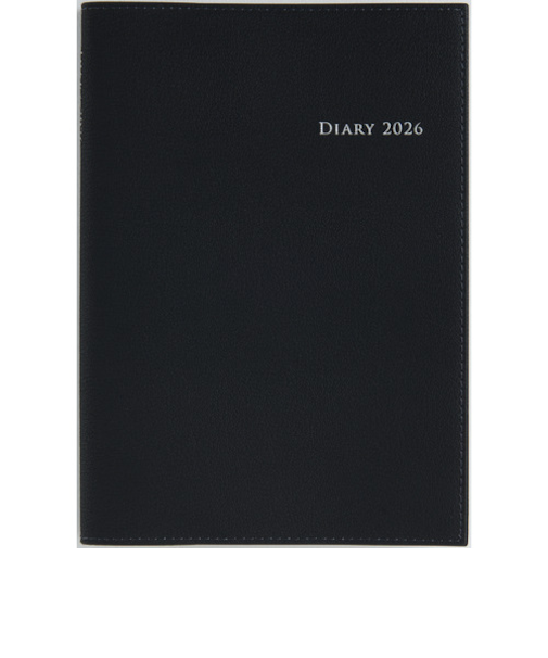 【2026年3月始まり】　高橋書店　デスクダイアリーカジュアル1　A5　ウィークリーレフト　961　黒　月曜始まり