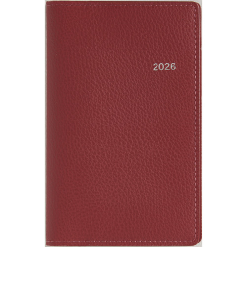 【2026年3月始まり】　高橋書店　T'beau7　その他　ウィークリーホリゾンタル　856　レッド　月曜始まり