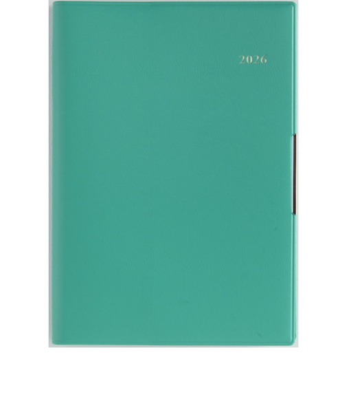 【2026年3月始まり】　高橋書店　フェルテ4　B6　ウィークリーホリゾンタル　888　ターコイズ　月曜始まり