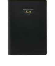 【2026年4月始まり】　高橋書店　ウィークメモ付きダイアリー　A5　デイリー2日1ページ　913　黒　月曜始まり