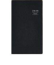 【2026年3月始まり】　高橋書店　リベル　その他　マンスリー　891　ミッドナイト・ブラック　月曜始まり