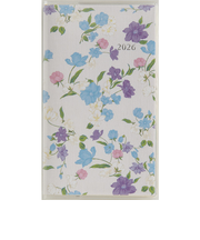 【2026年2月始まり】　高橋書店　ラフィーネスリム3　その他　マンスリーブロック　897　花柄　日曜始まり