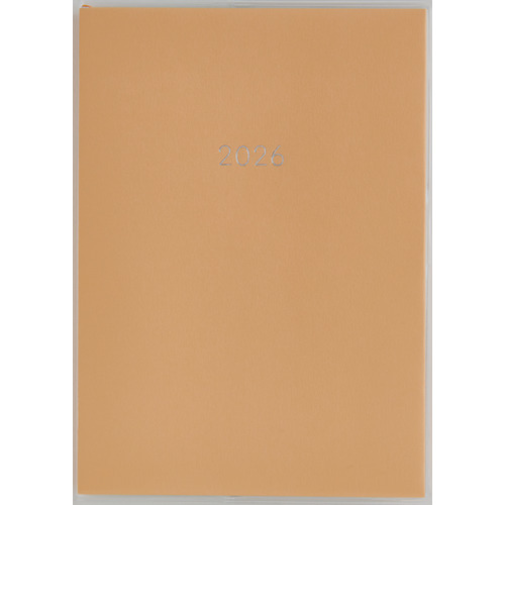 【2026年3月始まり】　高橋書店　ミアクレール4　B6　マンスリーブロック　924　オレンジ　月曜始まり