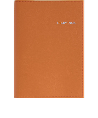 【2026年3月始まり】　高橋書店　デスクダイアリーカジュアル4　A5　ウィークリーレフト　964　オレンジ　月曜始まり