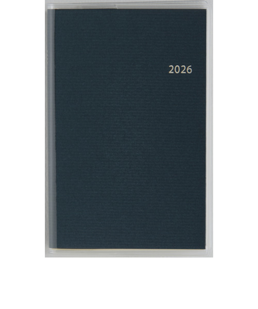 【2026年3月始まり】　高橋書店　ビジネス手帳＜小型版＞3　その他　ウィークリーホリゾンタル　847　ネイビー　月曜始まり