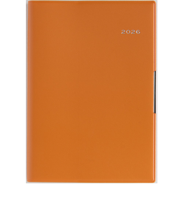 【2026年3月始まり】　高橋書店　フェルテ2　B6　ウィークリーレフト　887　オレンジ　月曜始まり