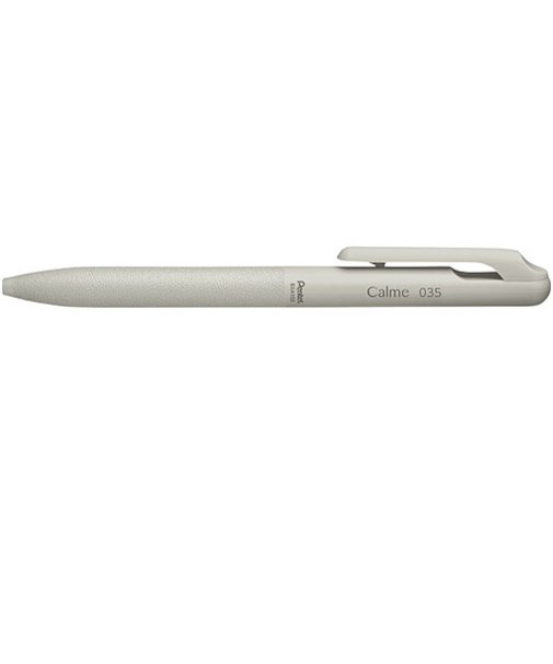 ぺんてる（Pentel）　カルム（Calme）　単色ボールペン　0.35mm　BXA103N-A　グレー軸