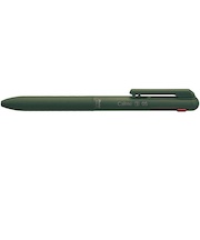 ぺんてる（Pentel）　カルム（Calme）3色ボールペン　0.35mm　BXAC35D2　ダークグリーン軸