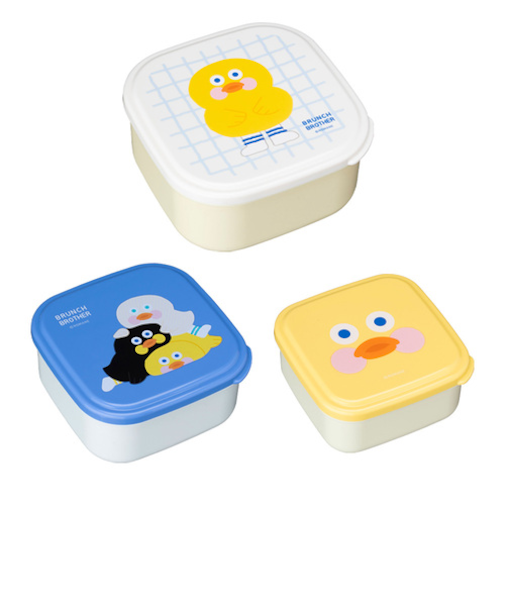 ブランチブラザー（Brunch　Brother）　ランチボックス3Pセット　BRM-DBX08-B　ダック