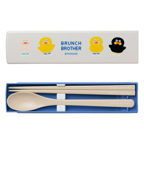 ブランチブラザー（Brunch　Brother）　箸・スプーン箱セット　BRM-CST04-B　ダック