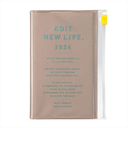 【2026年3月始まり】　マークス（MARK'S）　エディット（EDiT)　タイポポケット　B7変型　デイリー1日1ページ　26SDR-ETB01-BR　フレン