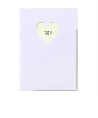 【2026年3月始まり】　マークス（MARK’S）　ホール・ハート　B6　マンスリーブロック　26SDR-CM01-PL　パープル　月曜始まり