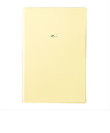 【2026年3月始まり】　マークス（MARK'S）　エディット（EDiT)　ニュアンスカラー　B6変型　デイリー1日1ページ　26SDR-ETA02-YE　レモ