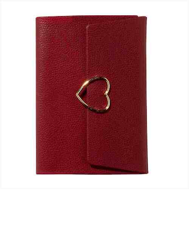 【2026年3月始まり】　マークス（MARK'S）　ハートフープ付きカバー　B6変型　ウィークリーレフト　26SDR-CH02-BD　ボルドー　月曜始まり