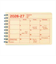 【2026年4月始まり】　マークス（MARK'S）　ノートブックカレンダー　XS　マンスリーブロック　26SDR-NB14-IV　アイボリー　月曜始まり