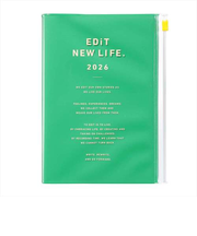 【2026年3月始まり】　マークス（MARK'S）　エディット（EDiT)　タイポポケット　B6変型　デイリー1日1ページ　26SDR-ETA03-GN　ケリー