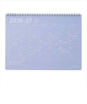 【2026年4月始まり】　マークス（MARK'S）　ノートブックカレンダー　Ｍ　マンスリーブロック　26SDR-NB1-PL　パープル　月曜始まり