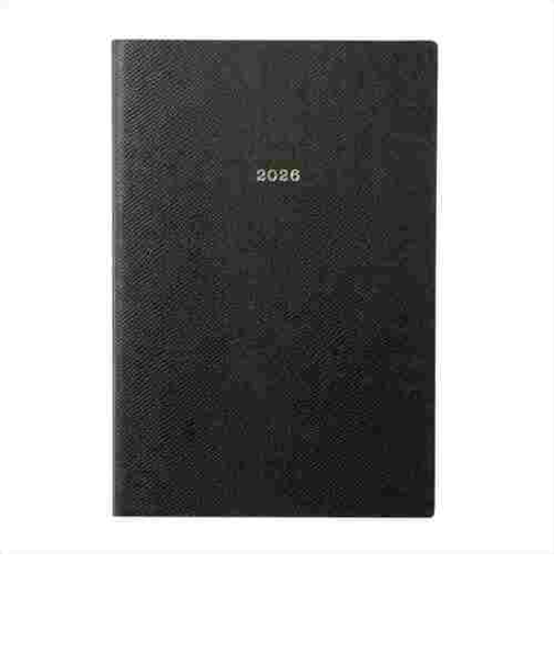 【2026年3月始まり】　マークス（MARK'S）　エディット（EDiT)　スープル・プリュス　A5変型　ウィークリーバーチカル　26SDR-ETH01-BK　