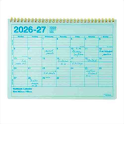 【2026年4月始まり】　マークス（MARK'S）　ノートブックカレンダー　Ｍ　マンスリーブロック　26SDR-NB1-PMI　パールミント　月曜始まり