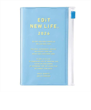 【2026年3月始まり】　マークス（MARK'S）　エディット（EDiT)　タイポポケット　B7変型　デイリー1日1ページ　26SDR-ETB01-BL　セレス