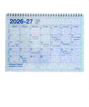 【2026年4月始まり】 マークス(MARK'S) ノートブックカレンダー M マンスリーブロック 26SDR-NB1-HO シティライト 月曜始まり