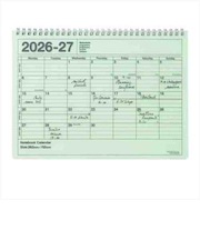 【2026年4月始まり】　マークス（MARK'S）　ノートブックカレンダー　Ｍ　マンスリーブロック　26SDR-NB1-MI　ミント　月曜始まり