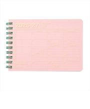 【2026年4月始まり】　マークス（MARK'S）　ノートブックカレンダー　XS　マンスリーブロック　26SDR-NB14-PK　ピンク　月曜始まり