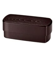 ハコヤ（HAKOYA）　BIOMIX　長角木目入子弁当　950mL　溜