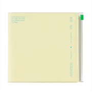 【2026年3月始まり】　マークス（MARK'S）　クリアスライドジッパー　Square148　ウィークリーブロック　26SDR-SB03-YE　イエロー　月曜