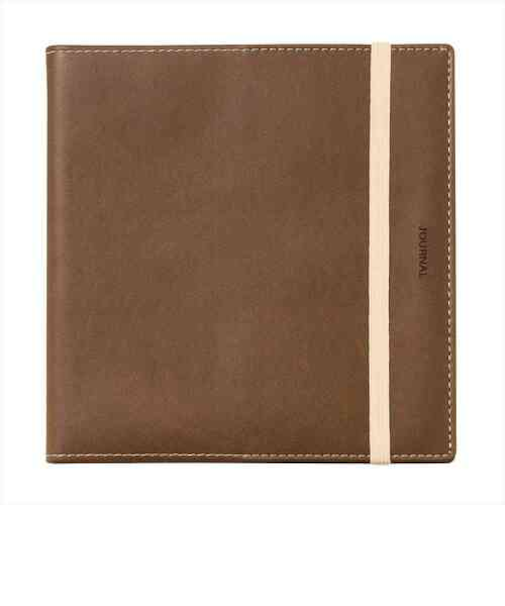 【2026年3月始まり】　マークス（MARK'S）　ＰＵ縫製ジャケットカバー　Square148　ウィークリーブロック　26SDR-SB01-BR　ブラウン　月