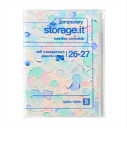 【2026年3月始まり】　マークス（MARK'S）　ストレージイット　岡村芳樹　A5　マンスリーブロック　26SDR-H04-BL　雪客　月曜始まり