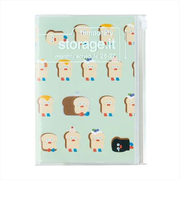 【2026年3月始まり】　マークス（MARK'S）　ストレージイット　ブランチブラザー　B6変型　マンスリーブロック　26SDR-CMU06-MI　トースト　月