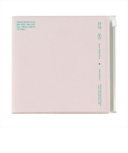 【2026年3月始まり】　マークス（MARK'S）　クリアスライドジッパー　Square148　ウィークリーブロック　26SDR-SB03-PK　ピンク　月曜始