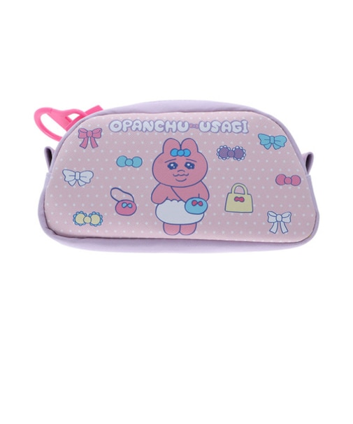 サンスター文具　デッカジップペンケース　おぱんちゅうさぎ