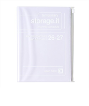 【2026年3月始まり】　マークス（MARK'S）　ストレージイット　A5　マンスリーブロック　26SDR-H02-PL　パープル　月曜始まり